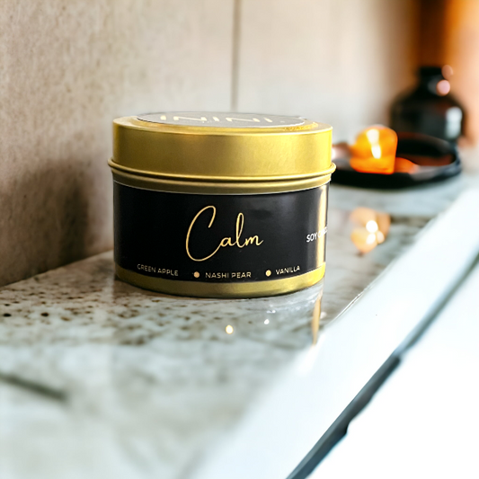 CALM - green apple, nashi pear, vanilla - Travel Candle