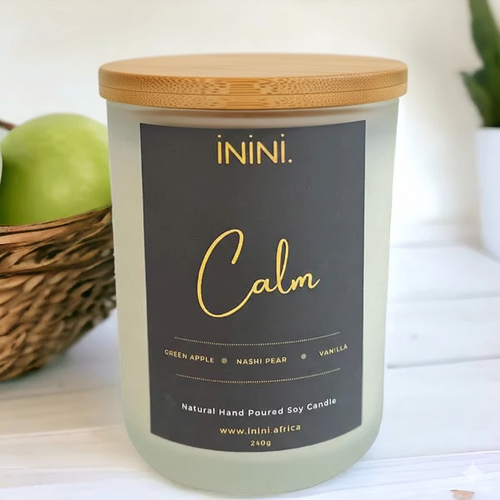 Calm Scented Soy Candle