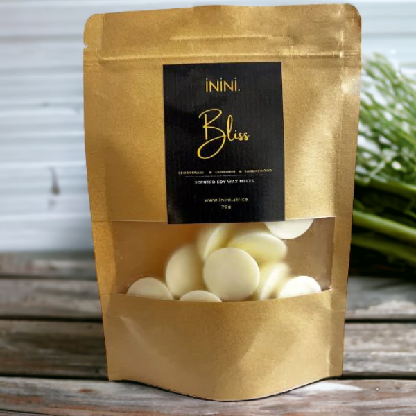 BLISS - lemon grass, geranium, sandalwood - Wax Melts