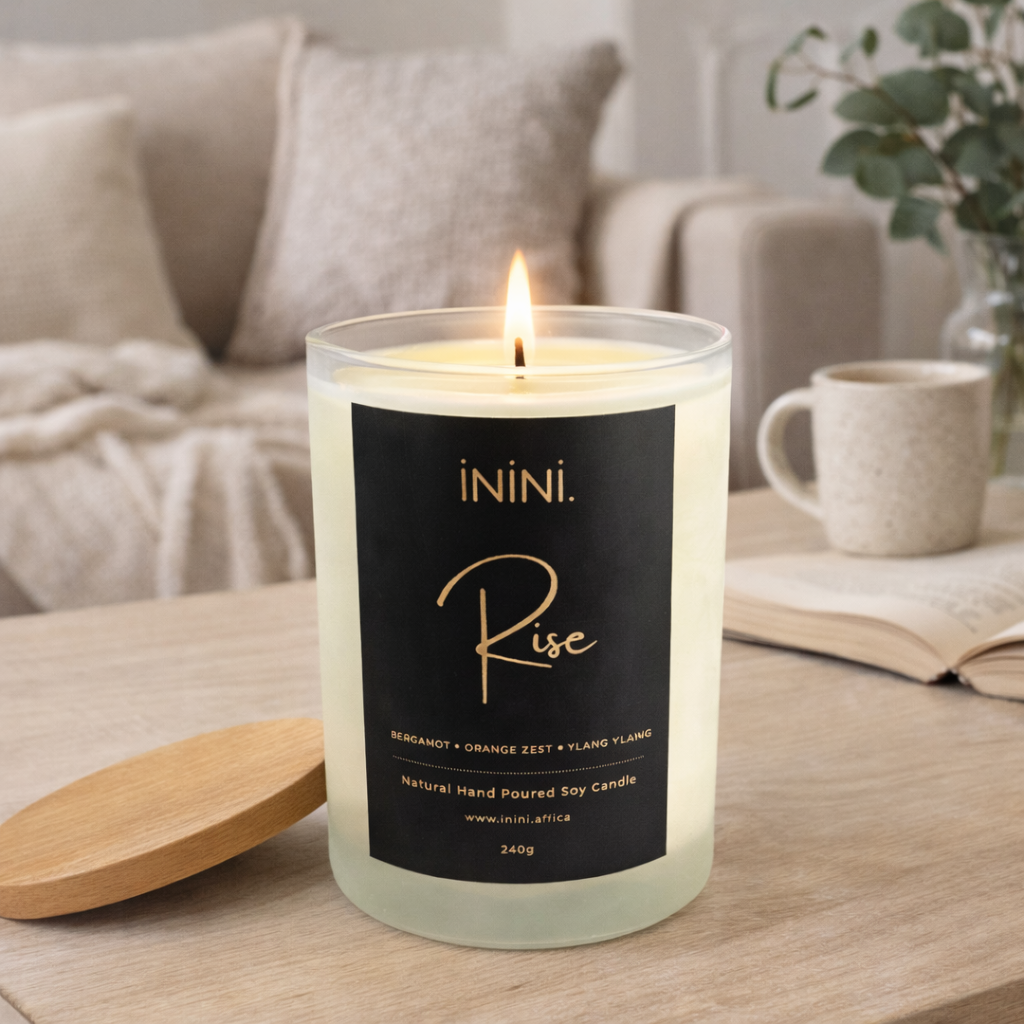 RISE - bergamot, orange zest, ylang ylang - Scented Soy Candle