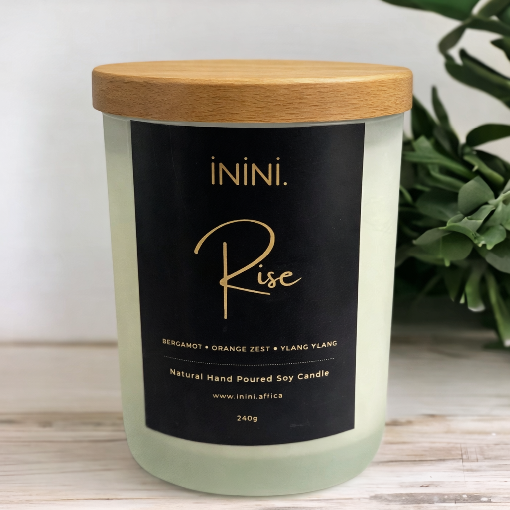 RISE - bergamot, orange zest, ylang ylang - Scented Soy Candle
