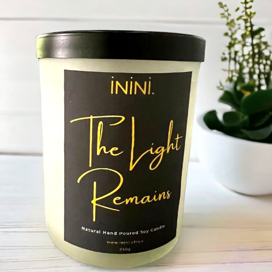 THE LIGHT REMAINS Scented Soy Candle