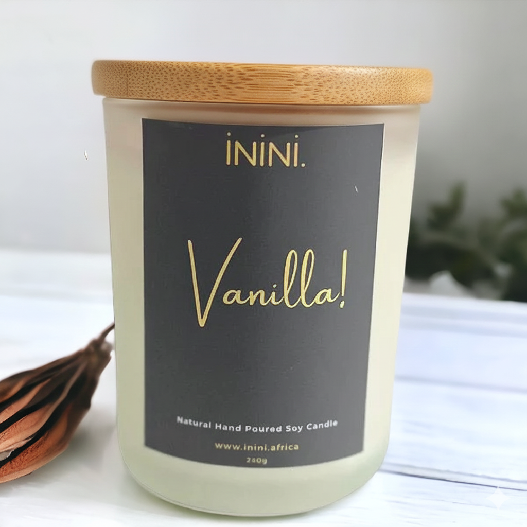 Vanilla Scented Soy Candle