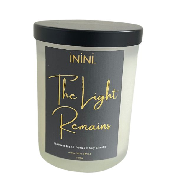 THE LIGHT REMAINS Scented Soy Candle